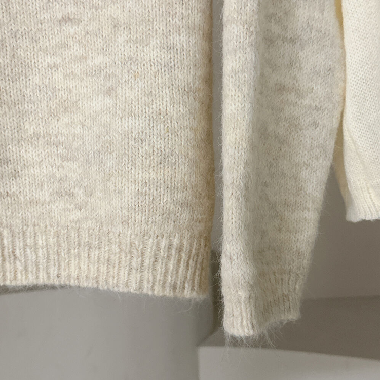 【SET】Vネックルーズフィットニット+キャミソール