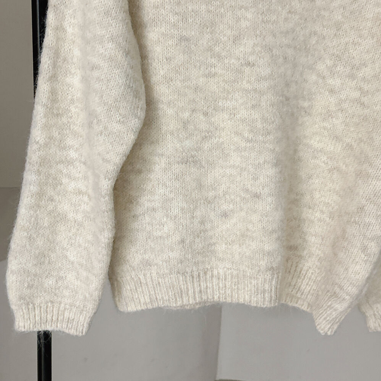 【SET】Vネックルーズフィットニット+キャミソール