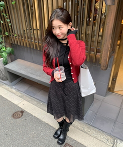 ダートシフォンスカート BLACK