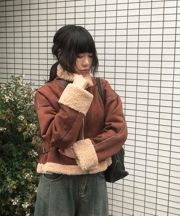 希少⭐︎BEDWIN HOLMAN スエードムートンコート 完売モデル XL ベインスエードウールムートン(2color)｜ジャンパー｜韓国ファッション