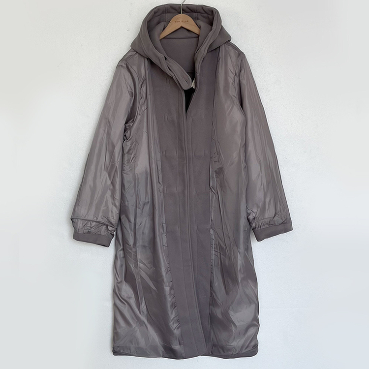 3일만할인 모너 후드 떡볶이 롱숏코트