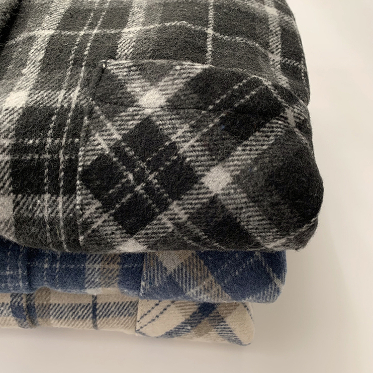 빈티지 무드 그득 쿠앤크 카라 오버핏 가을 긴팔 체크셔츠 박시핏 겨울 포켓 데일리 통통 남방 3color