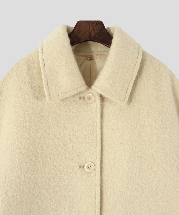 ネリーウールモヘアシングルハーフコート｜コート｜韓国ファッション