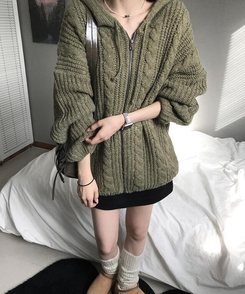 ジュエリー 原石ビーズポイントネックレス(5color) BLACK