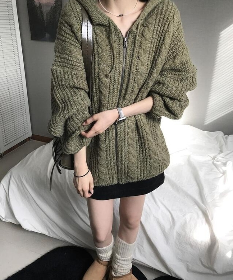 原石ビーズポイントネックレス(5color) BLACK