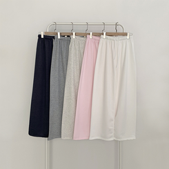 【丈別】【起毛】ロングワイドトレーニングパンツ(11color)