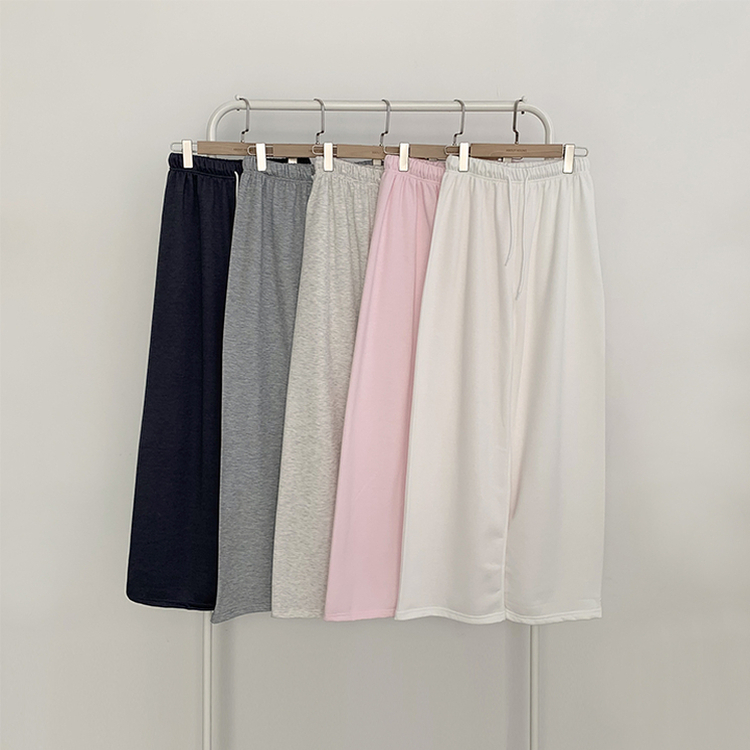 【丈別】【起毛】ロングワイドトレーニングパンツ(11color)