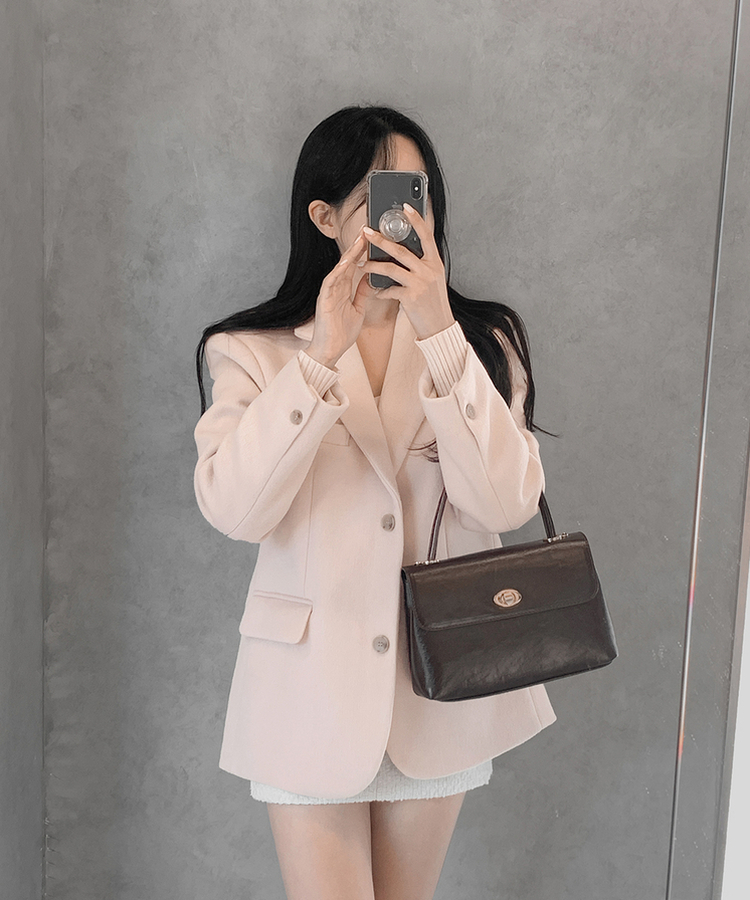 クラシックカラーウールジャケット|ジャケット|韓国 クラシックカラーウールジャケット|ジャケット|韓国