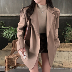 【ベルト付き】ハイティーンチェックミニスカートパンツ BROWN