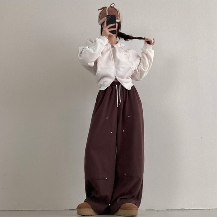 トレーニングパンツ ワイドバンディングトレーニングパンツ(6color) BROWN