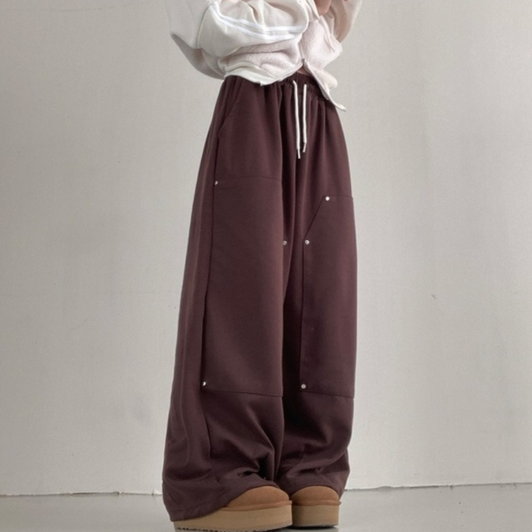 トレーニングパンツ ワイドバンディングトレーニングパンツ(6color) BROWN