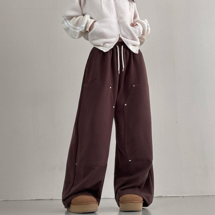 トレーニングパンツ ワイドバンディングトレーニングパンツ(6color) BROWN