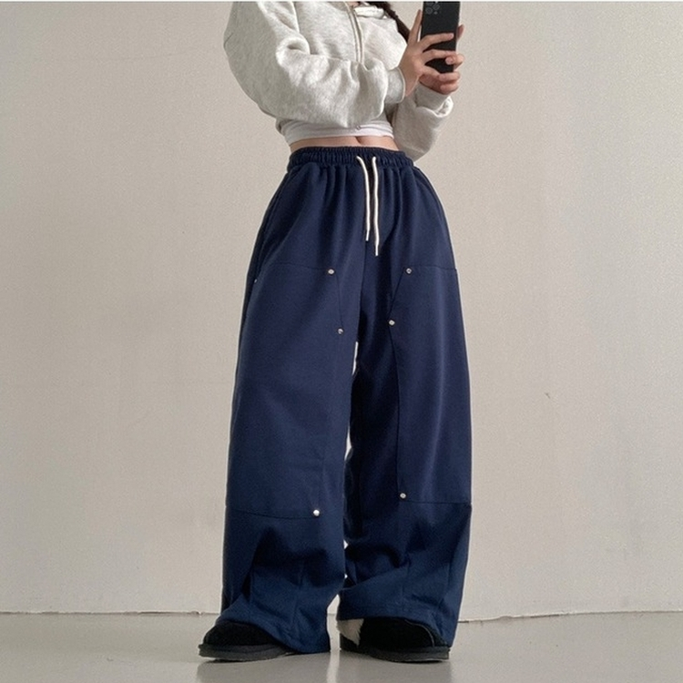 トレーニングパンツ ワイドバンディングトレーニングパンツ(6color) NAVY