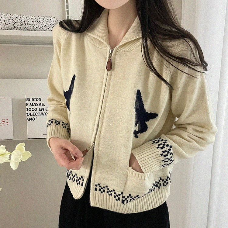 alors Paris アイボリー ニットスカーフ 刺繍B セール】胸花刺繍ニットプルオーバー（ニット/セーター）｜archives