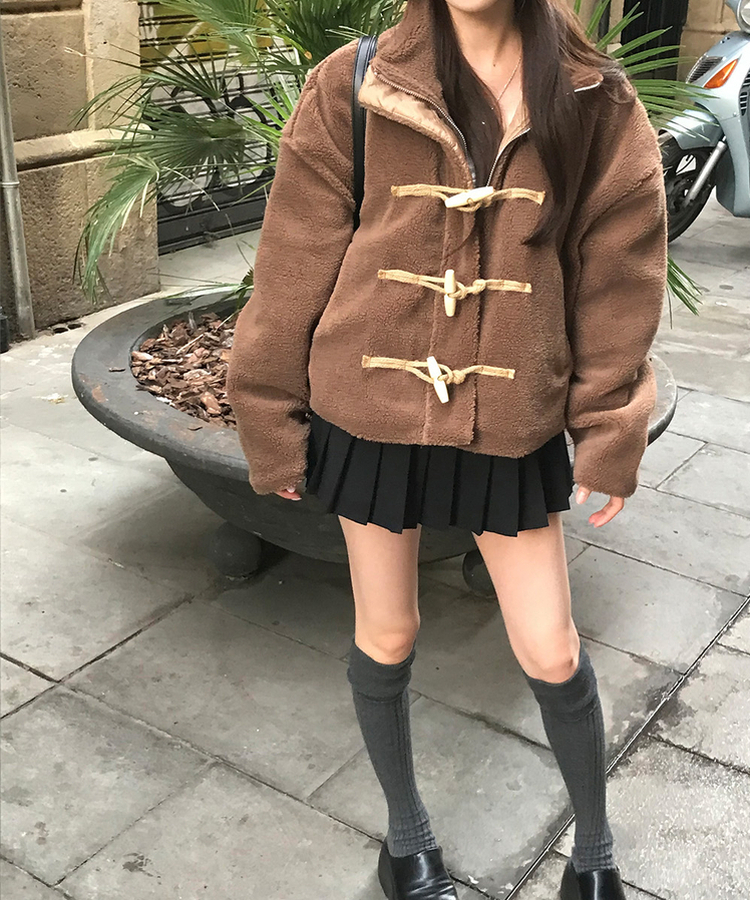 로만 더플 코트