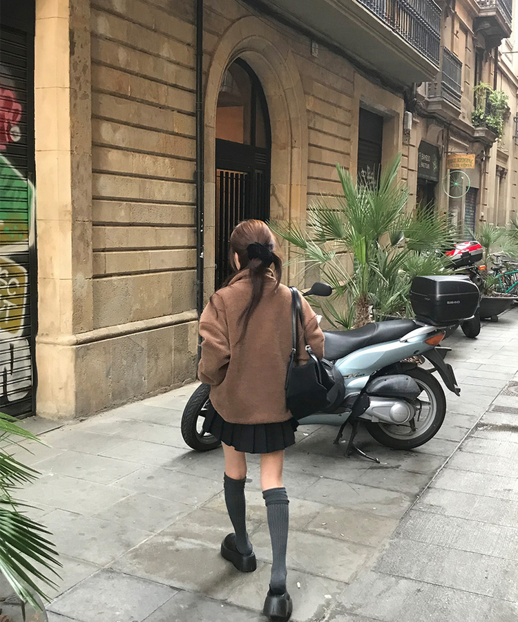 로만 더플 코트