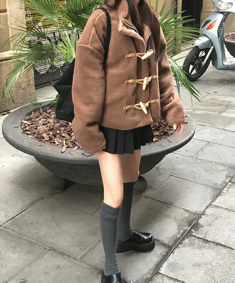 로만 더플 코트