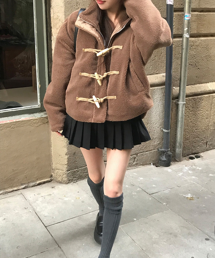 로만 더플 코트