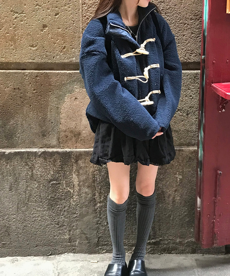 로만 더플 코트