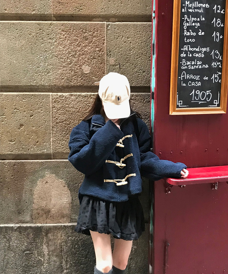 로만 더플 코트