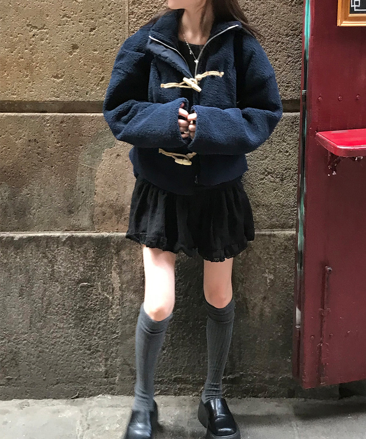 로만 더플 코트