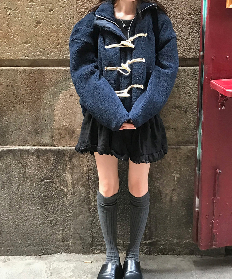 로만 더플 코트