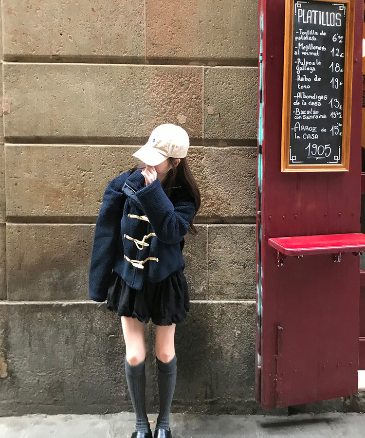 로만 더플 코트