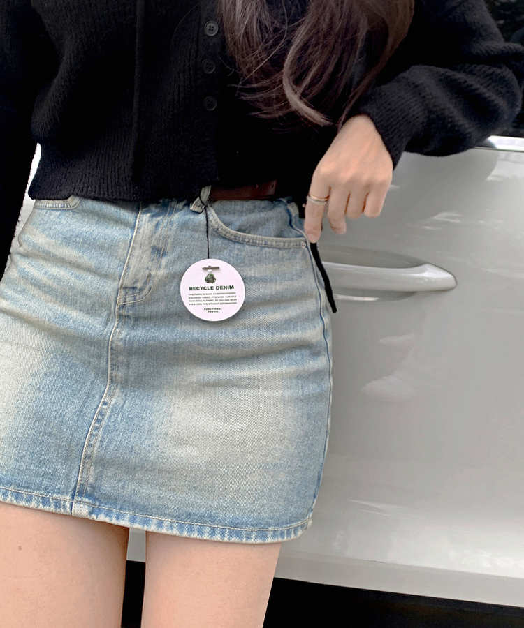 デイリービンテージデニムミニスカート｜ミニスカート｜韓国