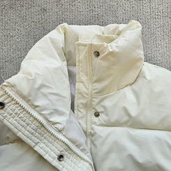 ハイネックデイリーウェロンクロップダウンジャケット