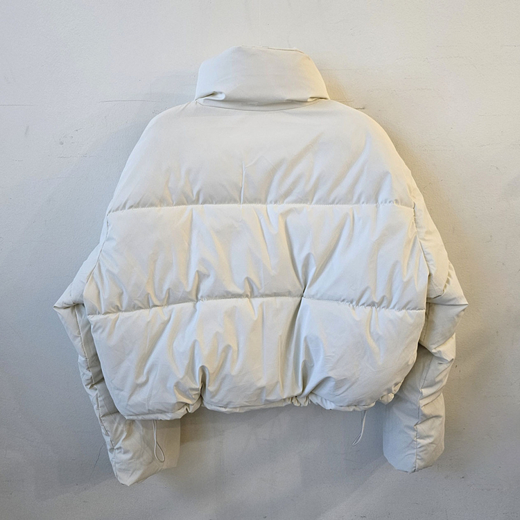 ハイネックデイリーウェロンクロップダウンジャケット