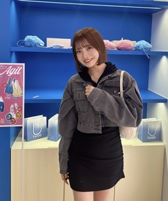 SET】フードVネックワンピース＋デニムジャケット｜ツーピース