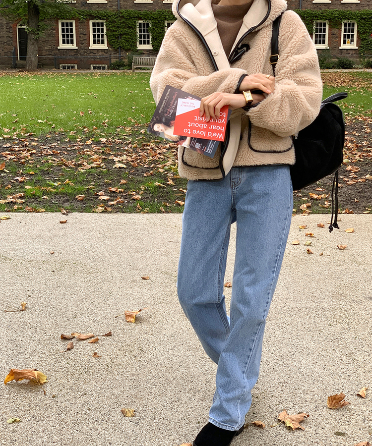 【丈別】プレーンセミワイドデニム LIGHT DENIM