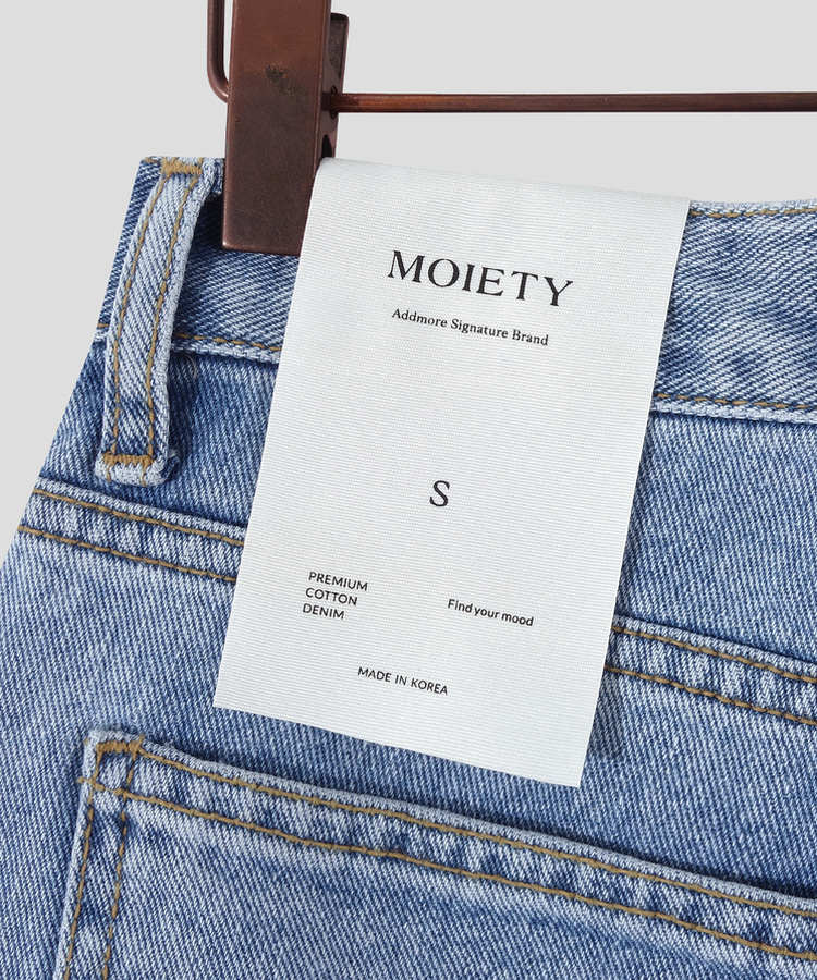 【丈別】プレーンセミワイドデニム