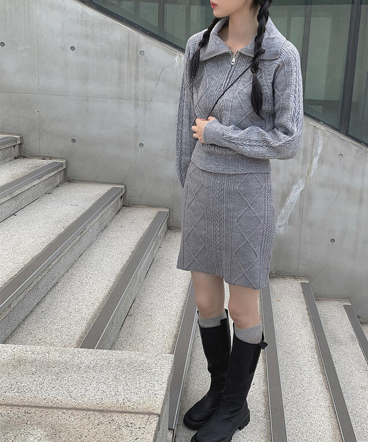 Soor Ploom ニットスカート 6y Soor Ploom｜ソーアプルーム