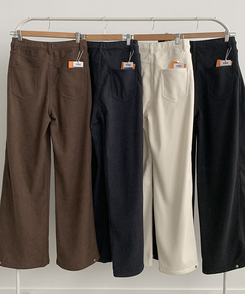 핫딜 위티 코듀로이 골덴 사이드 핀턱 스냅버튼 와이드 팬츠