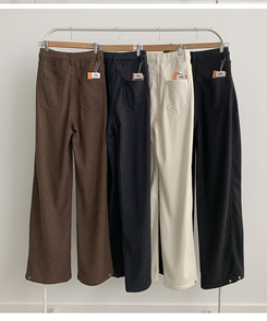 핫딜 위티 코듀로이 골덴 사이드 핀턱 스냅버튼 와이드 팬츠