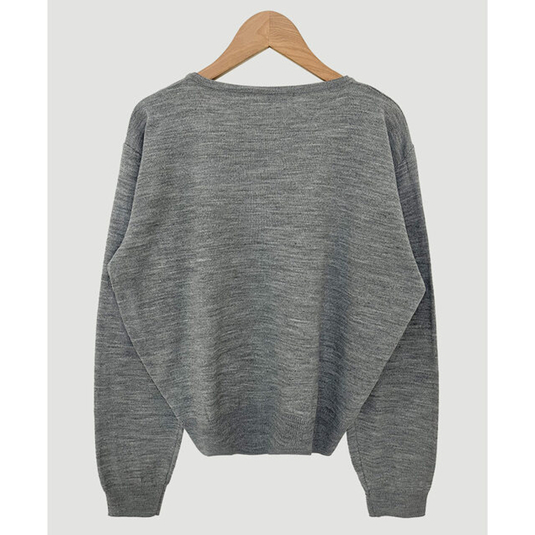 シンプルVネックニット(12color)