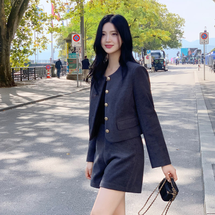 ジャケットショートパンツセットアップ｜ツーピース｜韓国ファッション