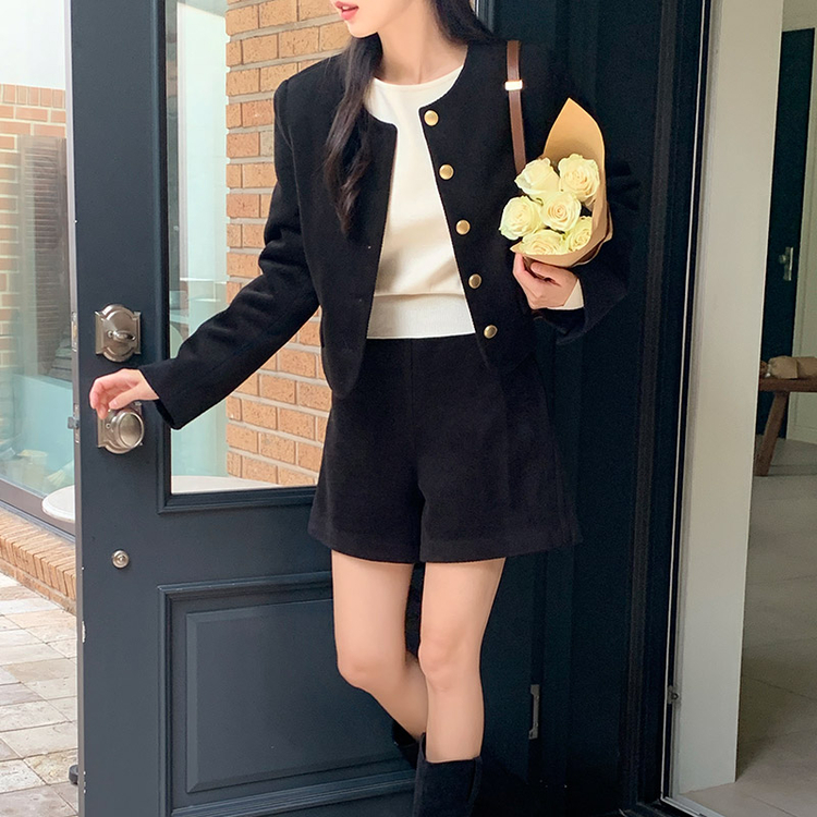 ジャケットショートパンツセットアップ｜ツーピース｜韓国ファッション