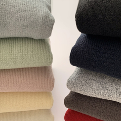 폭닥함의 정석 나리 라운드 파스텔 겨울 베이직 긴팔 세미 크롭 니트 가을 상의 데일리 긴팔티 10color