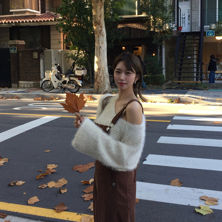 コーデュロイサスペンダーパンツ BROWN