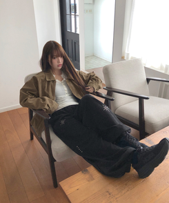 ビンテージウォッシングレザージャケット MOCHA(SUEDE)