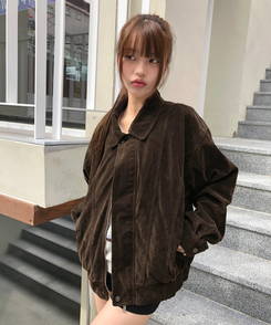 ビンテージウォッシングレザージャケット DARK BROWN(SUEDE)