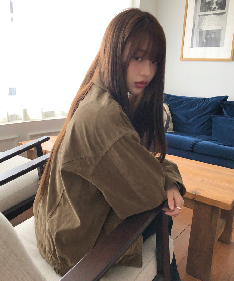 ビンテージウォッシングレザージャケット MOCHA(SUEDE)