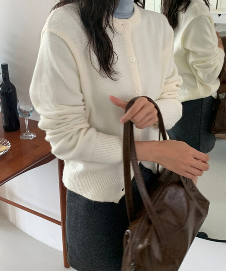 レザーバッグショルダーバッグ BROWN