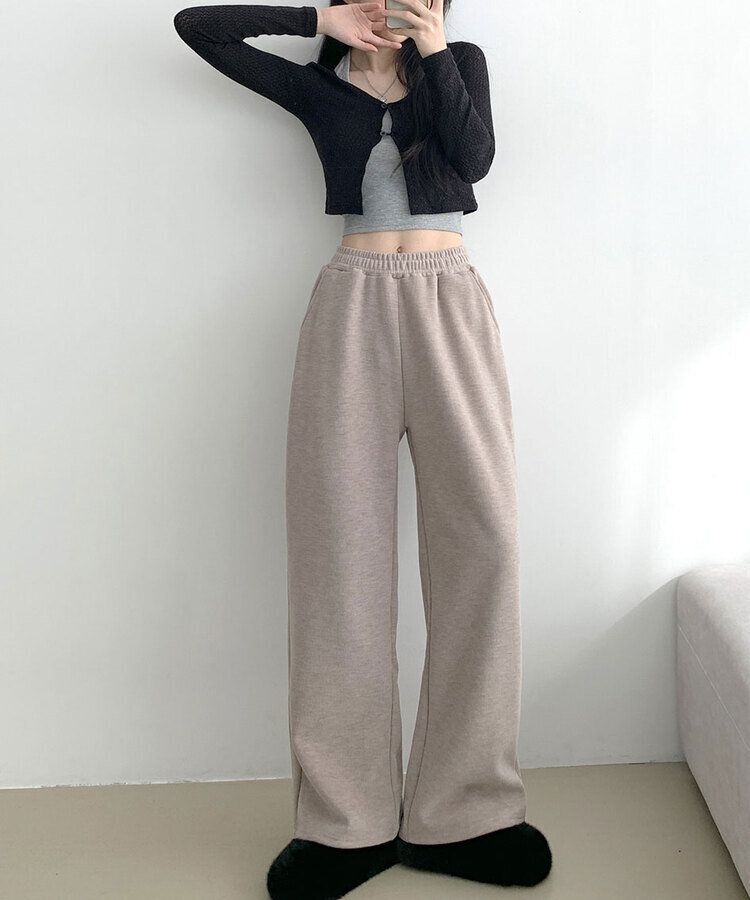 【SHORT/LONG 丈別】起毛ワイドトレーニングパンツ8色