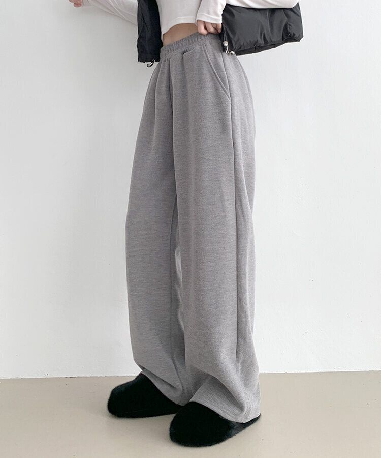 【SHORT/LONG 丈別】起毛ワイドトレーニングパンツ8色