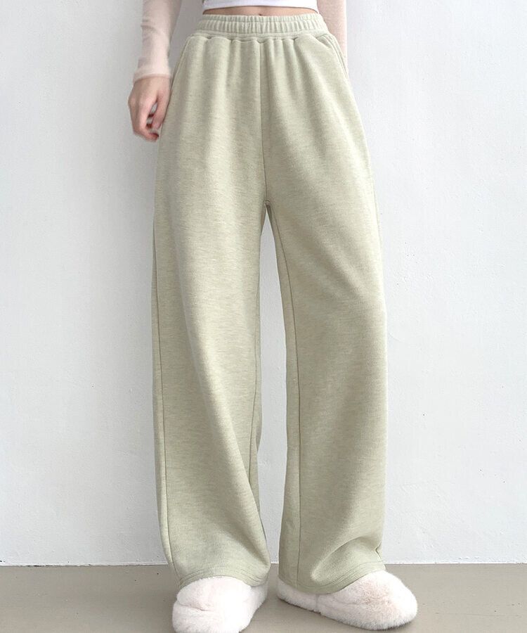 【SHORT/LONG 丈別】起毛ワイドトレーニングパンツ8色