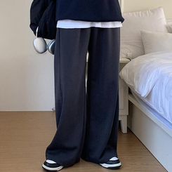 トレーニングパンツ 【丈別】ピンタックワイドトレーニングパンツ(7color) DEEP GRAY
