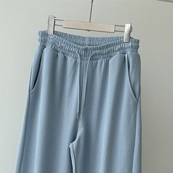 トレーニングパンツ 【丈別】ピンタックワイドトレーニングパンツ(7color)